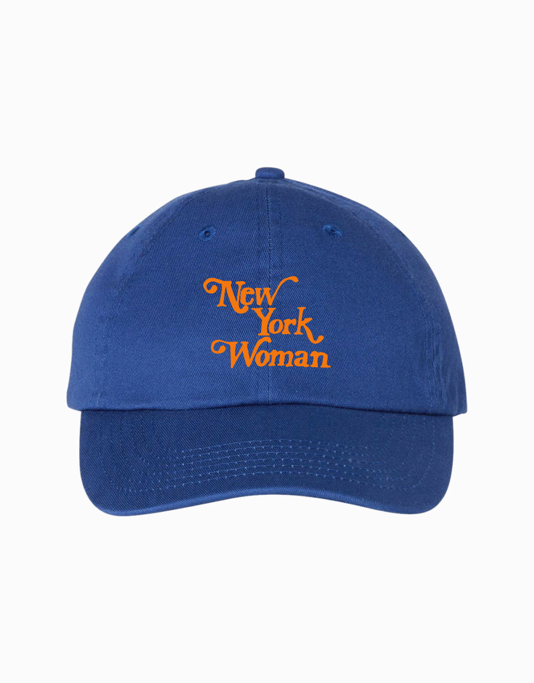 New York Woman Hat - Blue/Orange