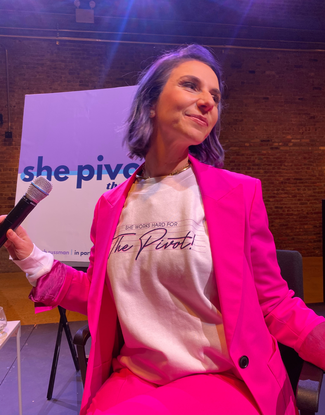 She Works Hard for the Pivot Sweatshirt