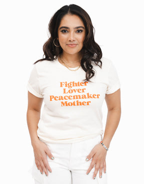 Fighter Lover Peacemaker Mother T-Shirt