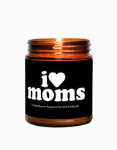 I Love Moms Candle