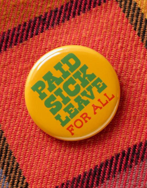 Paid Sick Leave For All Button