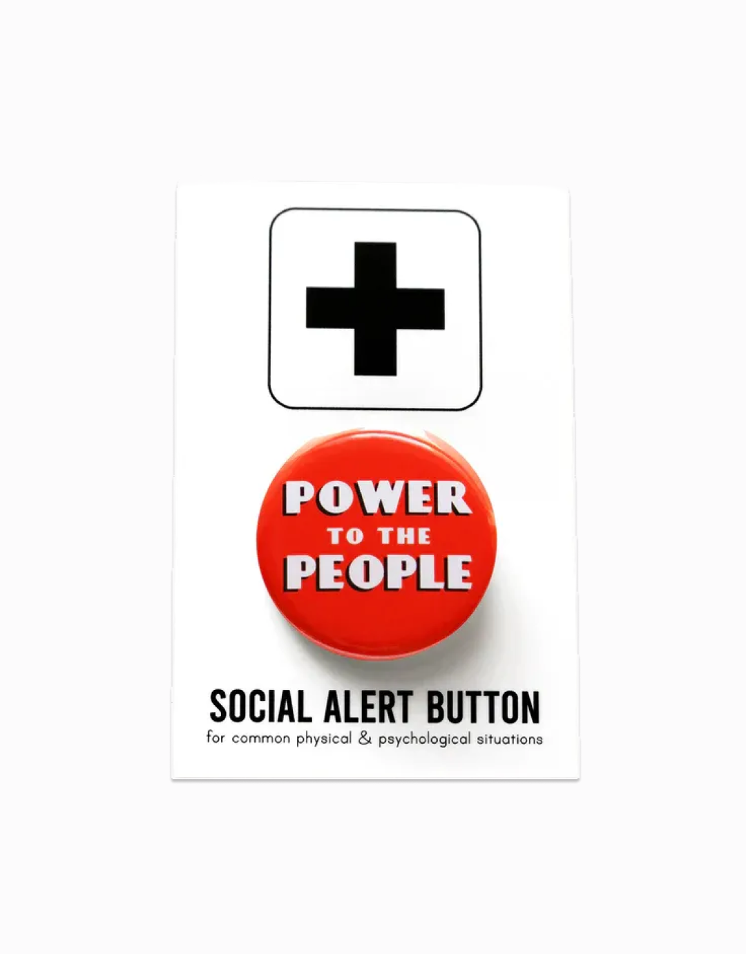 Power to the People Button