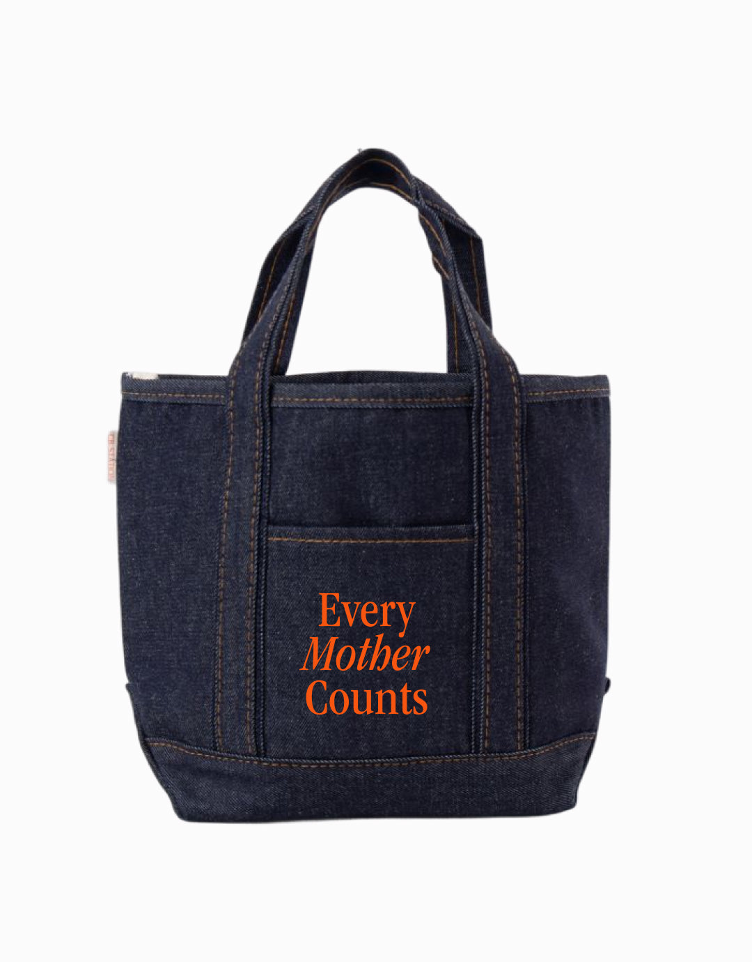Every Mother Counts Denim Tote - Mini